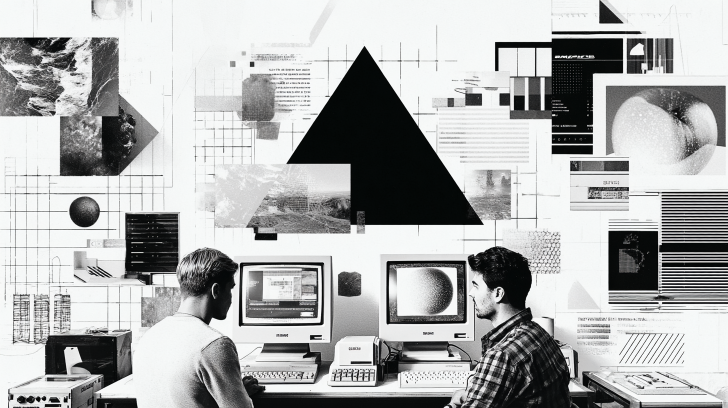 Partners collaborating on strategic design and systems